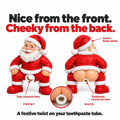 Santa Butt Toothpaste Topper